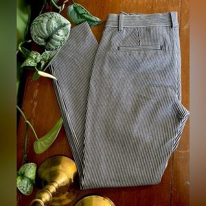 Gap Navy Pinstripe Skinny Ankle Size 2